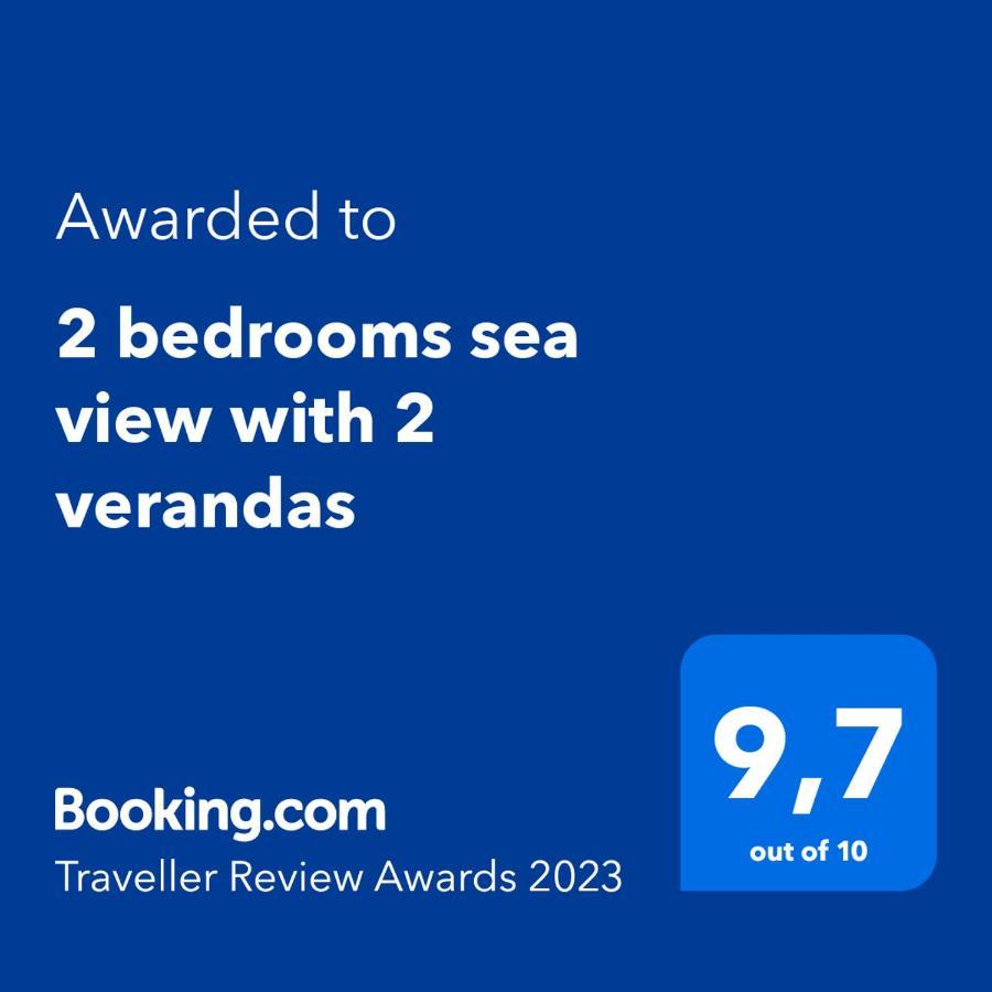 Large Apt 2 Bedrooms Sea View & 2 Balconies Larnaca Extérieur photo