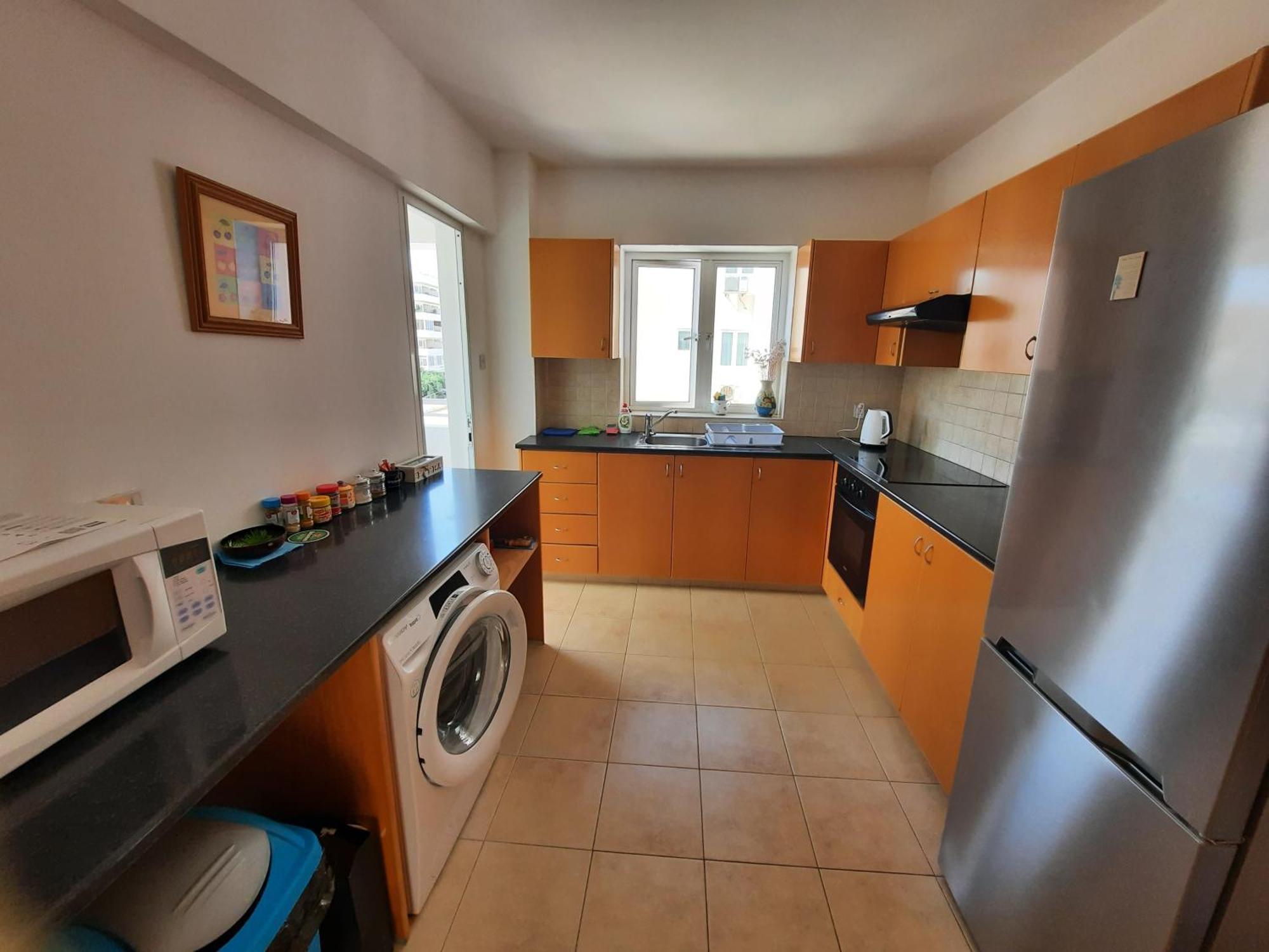 Large Apt 2 Bedrooms Sea View & 2 Balconies Larnaca Extérieur photo